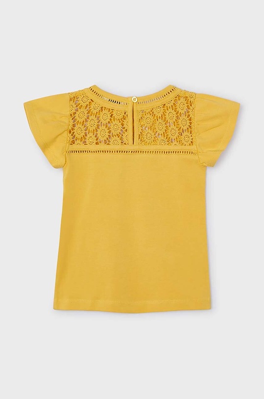 Mayoral t-shirt dziecięcy 3078.6A.Mini.PPYH żółty SS24