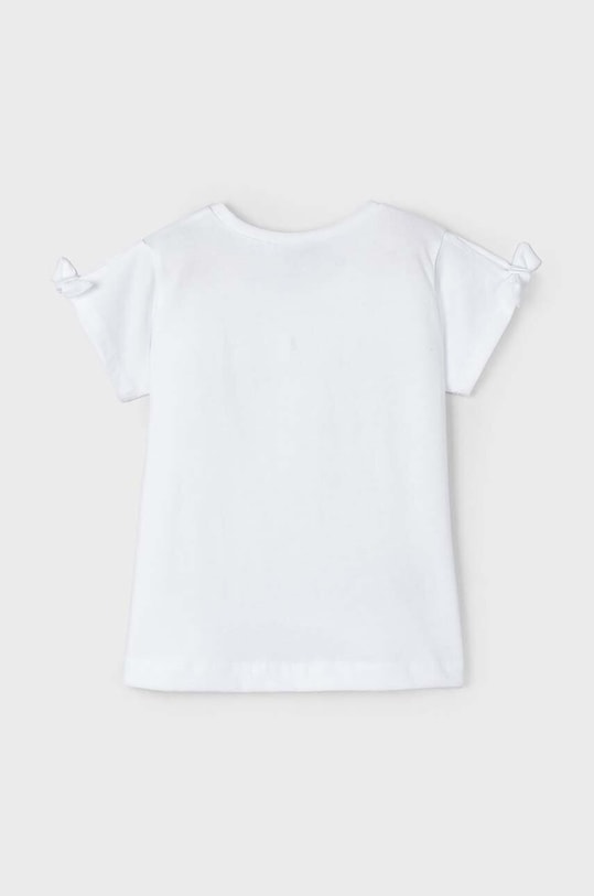 Mayoral t-shirt bawełniany dziecięcy 3084.6E.Mini.PPYH niebieski SS24