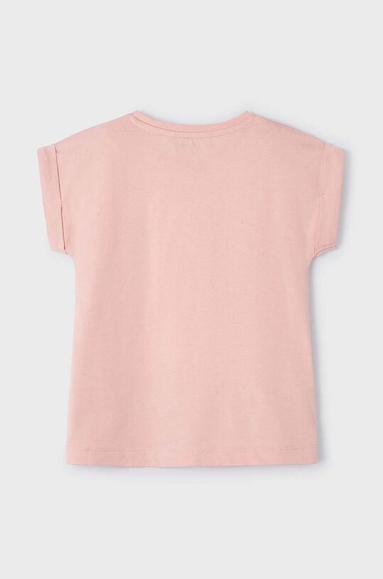 Mayoral t-shirt dziecięcy kod QR do gry 3087.6H.Mini.PPYH różowy SS24
