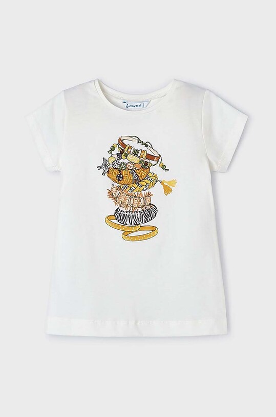 Mayoral tricou de bumbac pentru copii print rosu 3090.6O.Mini.PPYH