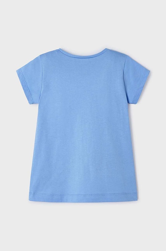 Mayoral t-shirt bawełniany dziecięcy 3090.6O.Mini.PPYH niebieski SS24