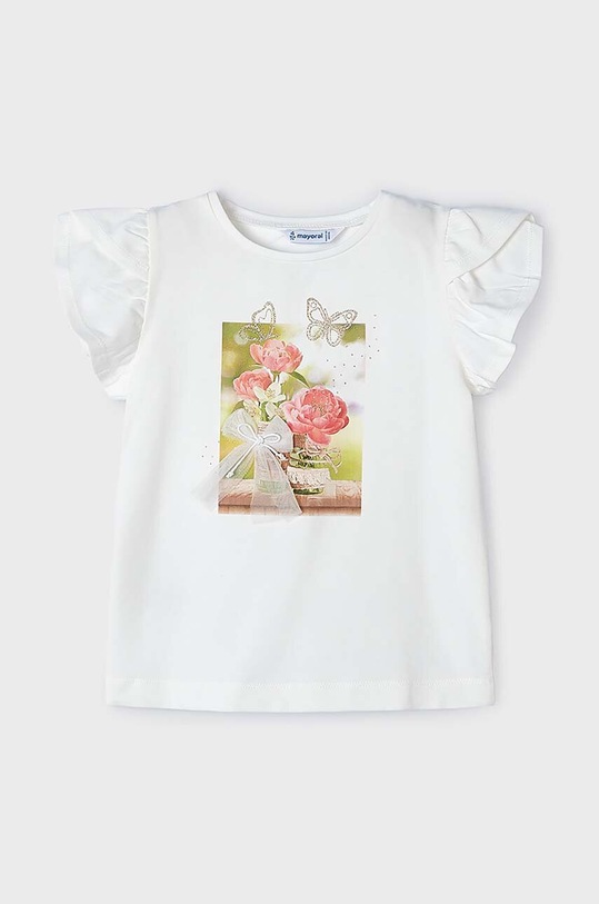 Mayoral t-shirt dziecięcy 3091.6E.Mini.PPYH różowy SS24