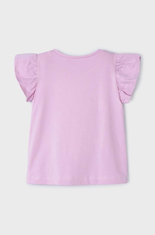 Dziewczynka Mayoral t-shirt dziecięcy 3091.6E.Mini.PPYH fioletowy