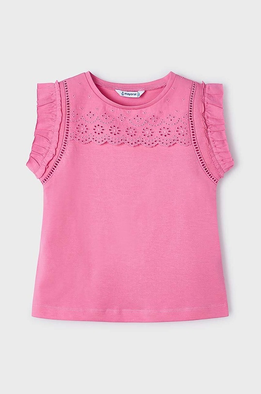 Mayoral top di cotone bambino 3094.6C.Mini.PPYH rosa SS24