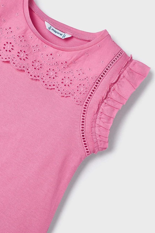 Mayoral top di cotone bambino rosa 3094.6C.Mini.PPYH