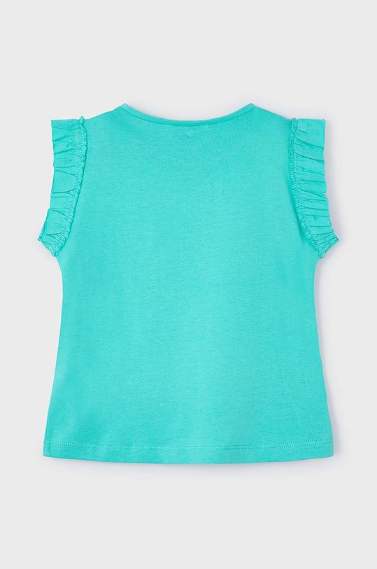 Mayoral top di cotone bambino 3094.6C.Mini.PPYH turchese SS24
