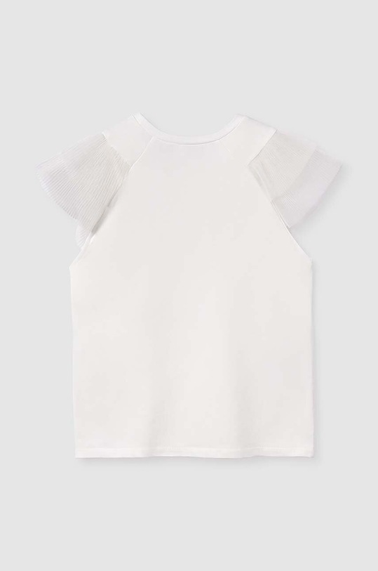 Παιδικό βαμβακερό μπλουζάκι Mayoral 6001.8A.Junior.PPYH μπεζ SS24