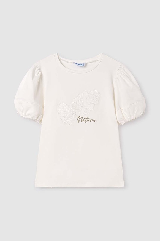 Mayoral t-shirt dziecięcy 6002.8B.Junior.PPYH beżowy SS24
