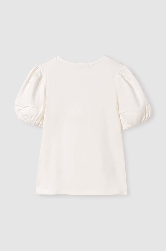 Dziewczynka Mayoral t-shirt dziecięcy 6002.8B.Junior.PPYH beżowy