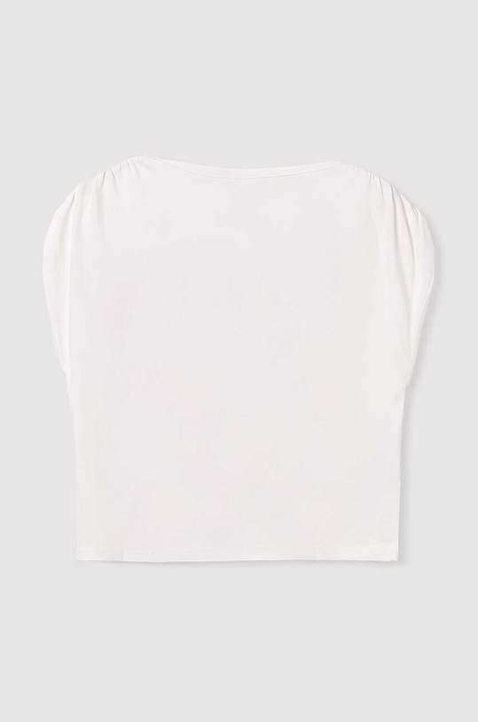 Παιδικό βαμβακερό μπλουζάκι Mayoral 6011.8D.Junior.PPYH μπεζ SS24