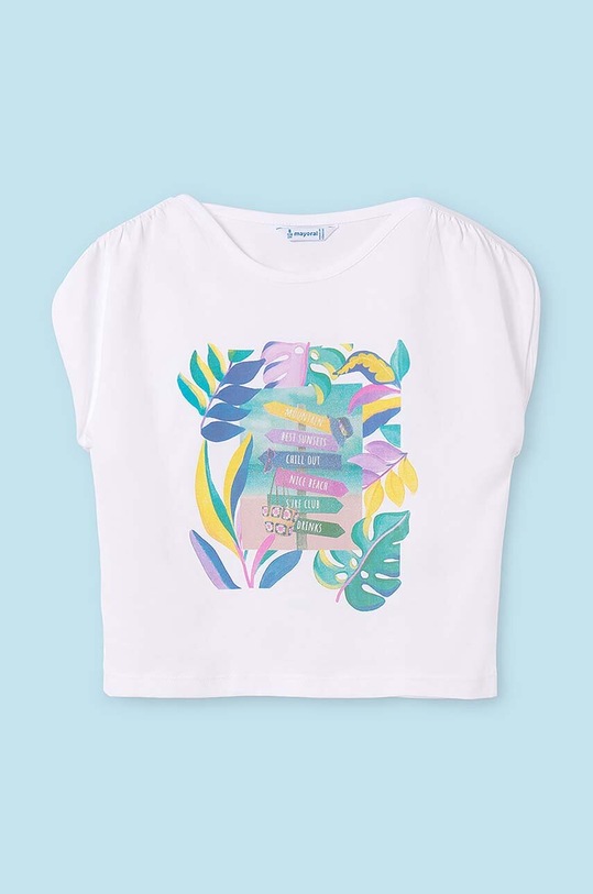 Mayoral tricou de bumbac pentru copii 6011.8D.Junior.PPYH multicolor SS24