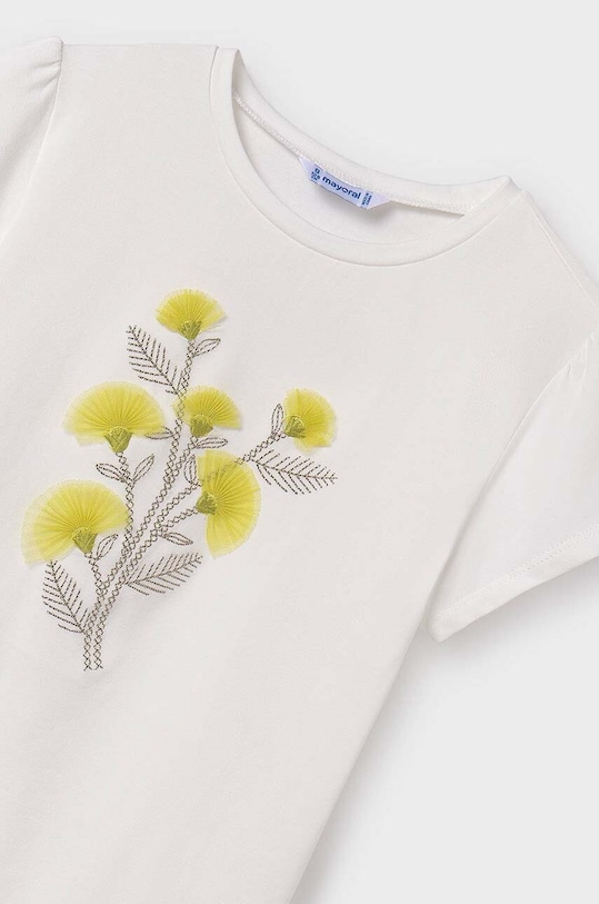 Κοριτσίστικα Παιδικό μπλουζάκι Mayoral 6012.8C.Junior.PPYH κίτρινο