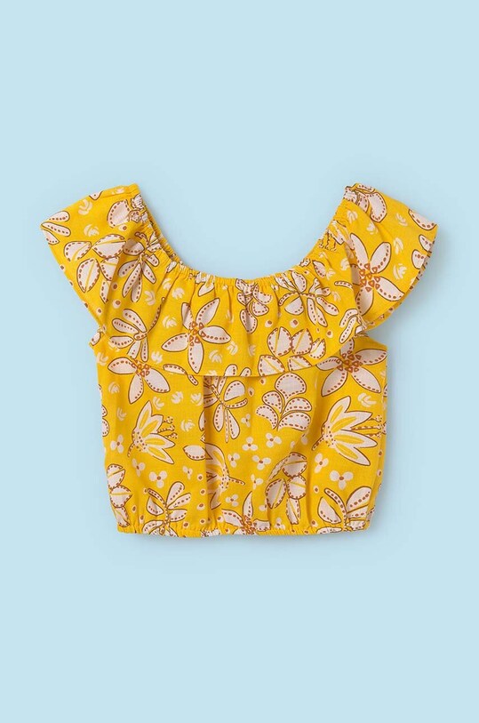 Mayoral tricou copii 6024.8E.Junior.PPYH galben SS24