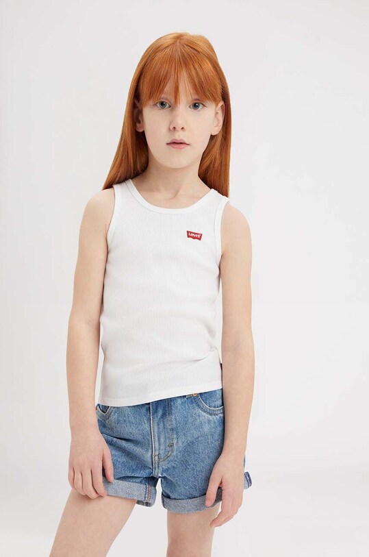 Детский топ Levi's с эластаном белый 3EK116