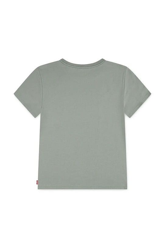 Levi's t-shirt dziecięcy LVG BATWING TEE 3EK825 zielony SS26