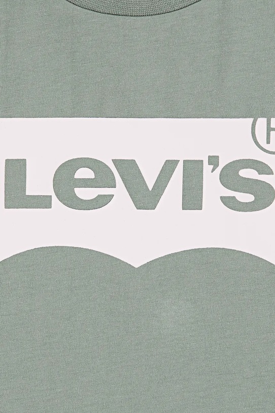 Dziewczynka Levi's t-shirt dziecięcy LVG BATWING TEE 3EK825 zielony