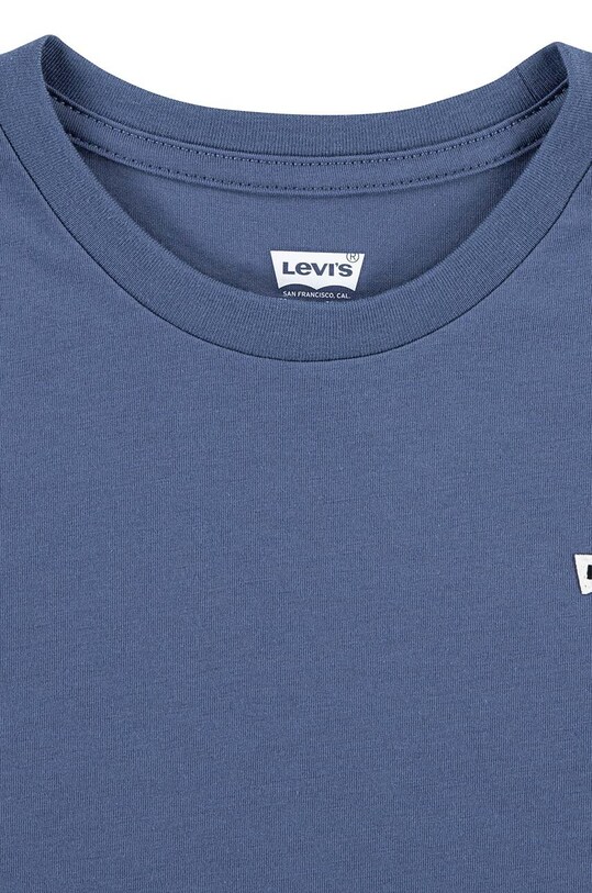 Девочка Детская футболка Levi's 3EK826 голубой