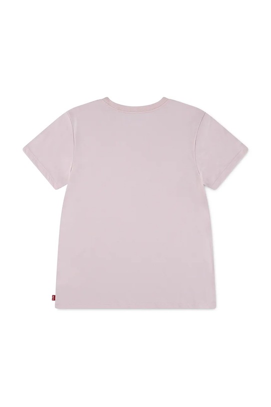 Παιδικό μπλουζάκι Levi's LVG BATWING CHEST HIT TEE 4EK826 ροζ AW25