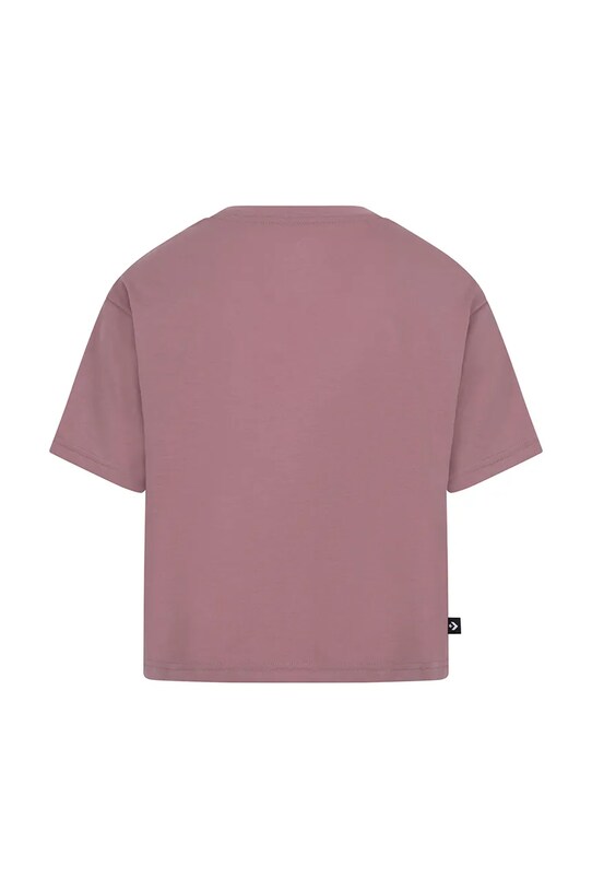 Detské bavlnené tričko Converse 4CD915 ružová SS25