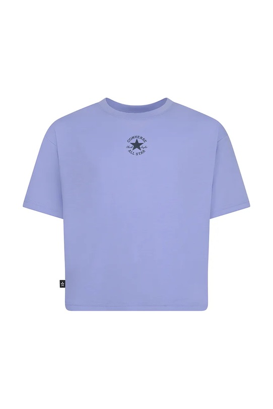 Converse t-shirt bawełniany dziecięcy bawełna fioletowy 4CD915