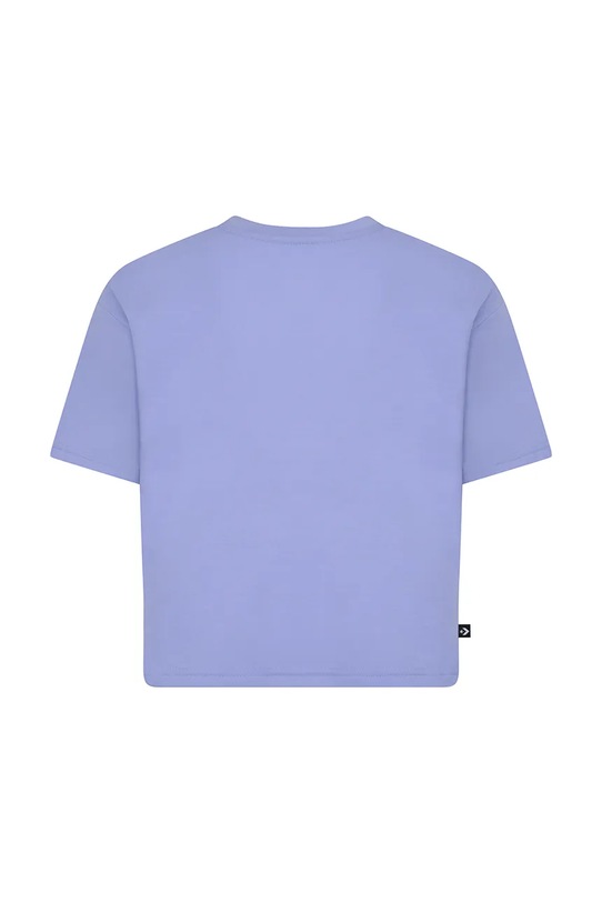 Converse t-shirt bawełniany dziecięcy 4CD915 fioletowy SS26