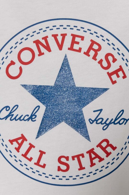 Fete Converse tricou de bumbac pentru copii 368992 alb