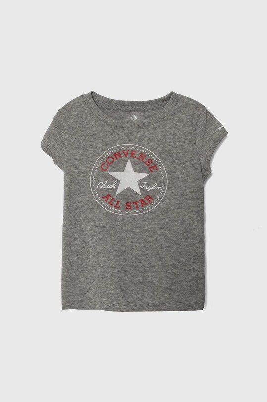 Converse tricou de bumbac pentru copii print gri 368992