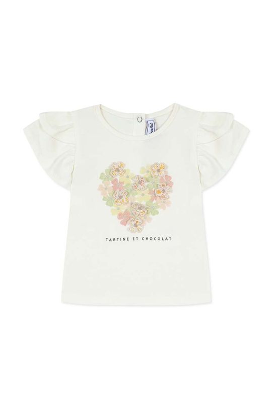 Tartine et Chocolat t-shirt niemowlęcy TY10011.60.74 beżowy SS24