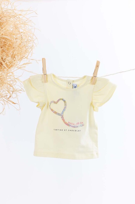 Tartine et Chocolat tricou bebe TY10011.80.94 bej