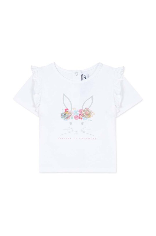 Футболка для немовлят Tartine et Chocolat TY10071.80.94 білий SS24