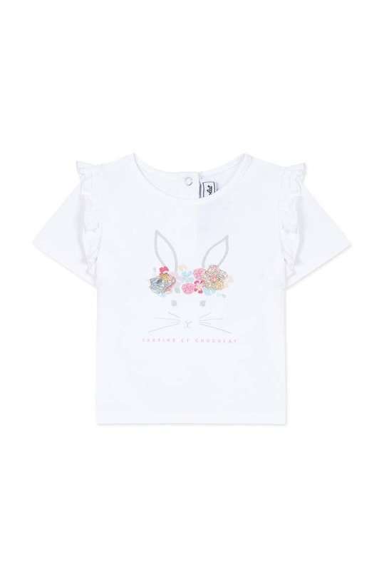 Tartine et Chocolat t-shirt niemowlęcy TY10071.80.94 biały SS24
