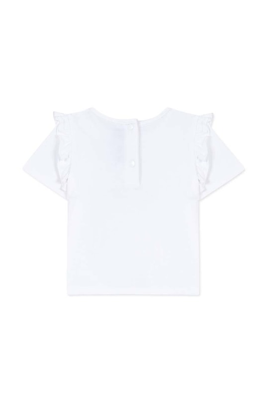 Dziewczynka Tartine et Chocolat t-shirt niemowlęcy TY10071.80.94 biały