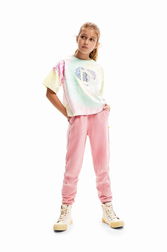 Desigual t-shirt bawełniany dziecięcy Daira 24SGTK20