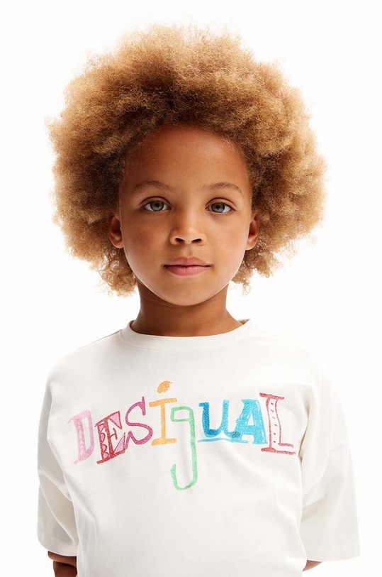 Desigual t-shirt bawełniany dziecięcy 24SGTK19
