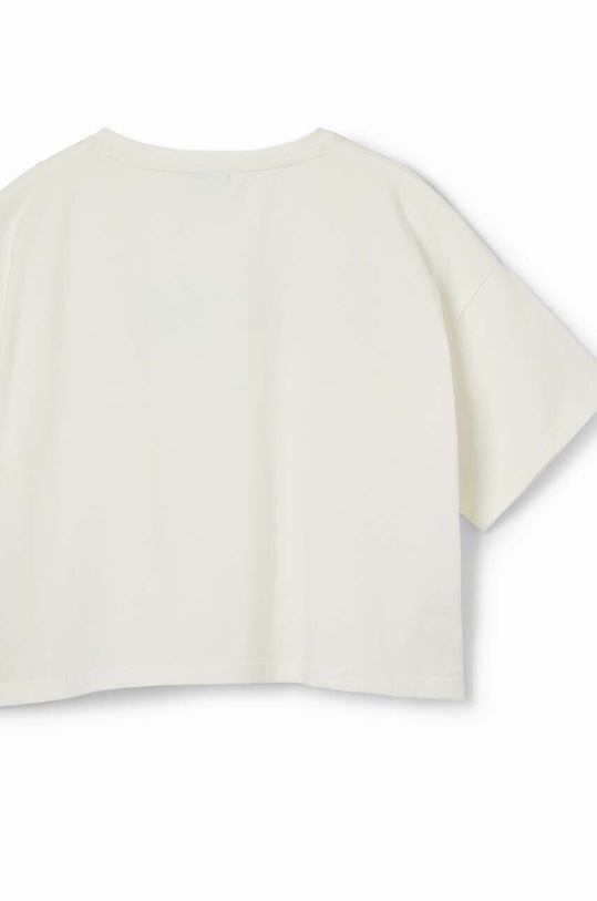 Desigual t-shirt bawełniany dziecięcy 24SGTK19 biały
