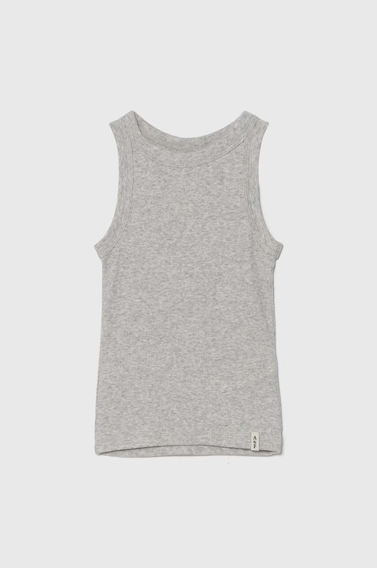 Abercrombie & Fitch top dziecięcy z elastanem szary KI239.4046