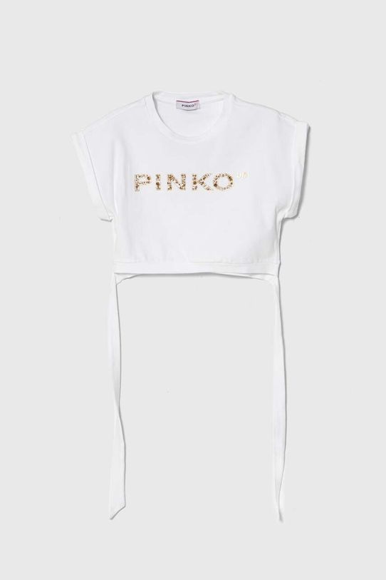 Παιδικό μπλουζάκι Pinko Up βαμβάκι λευκό S4PIJGTH030