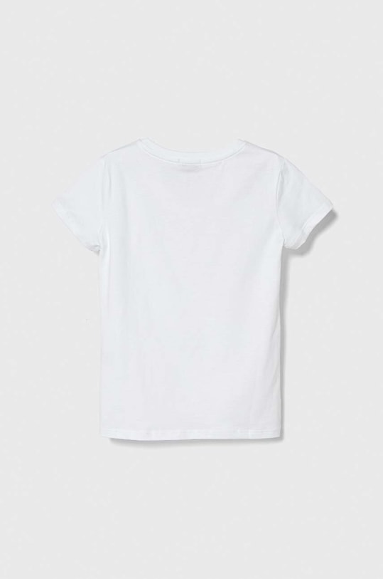 Pinko Up tricou de bumbac pentru copii S4PIJGTH170 alb SS24