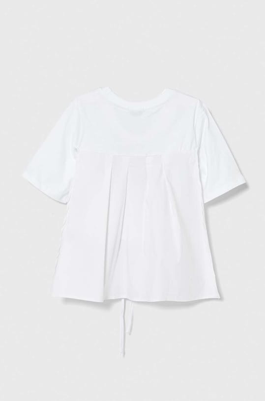 Pinko Up tricou copii S4PIJGTH193 alb SS24