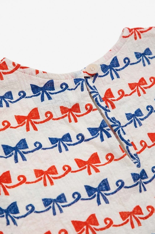 Dziewczynka Bobo Choses top bawełniany dziecięcy 124AB017 biały