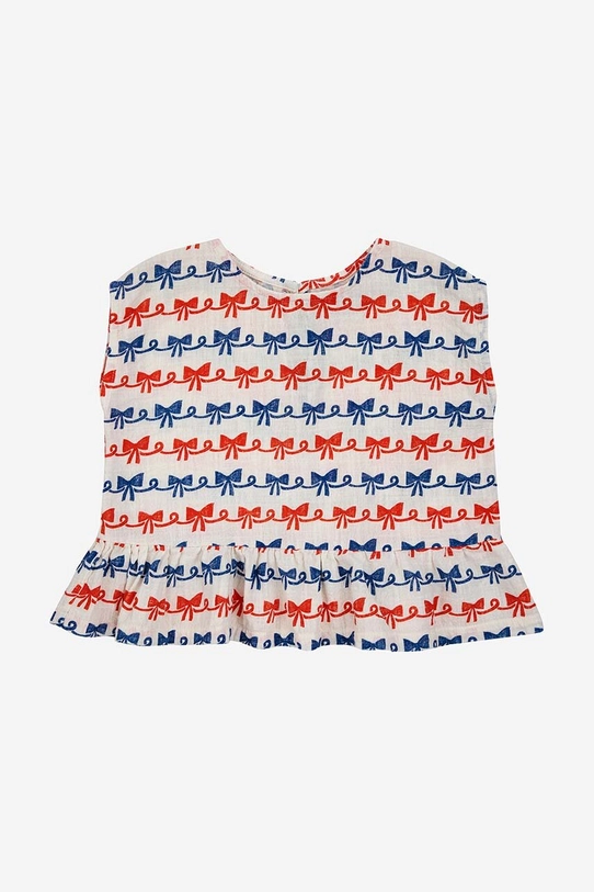 Bobo Choses top din bumbac pentru copii cu modele rosu 124AB017