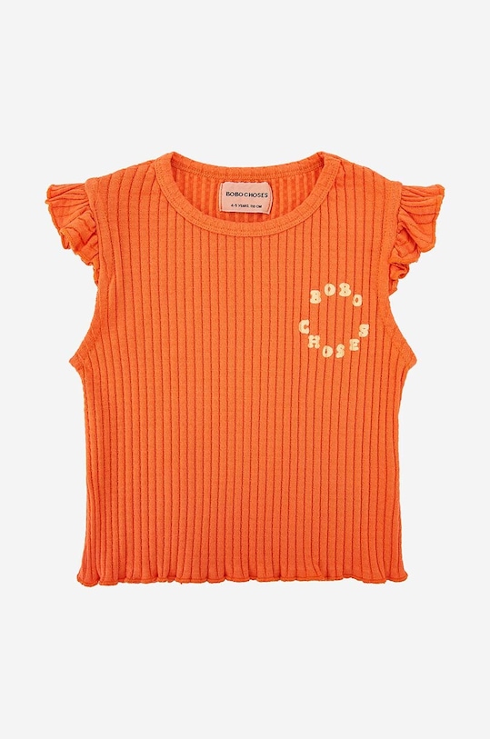 Дитяча футболка Bobo Choses 124AC027 помаранчевий SS24