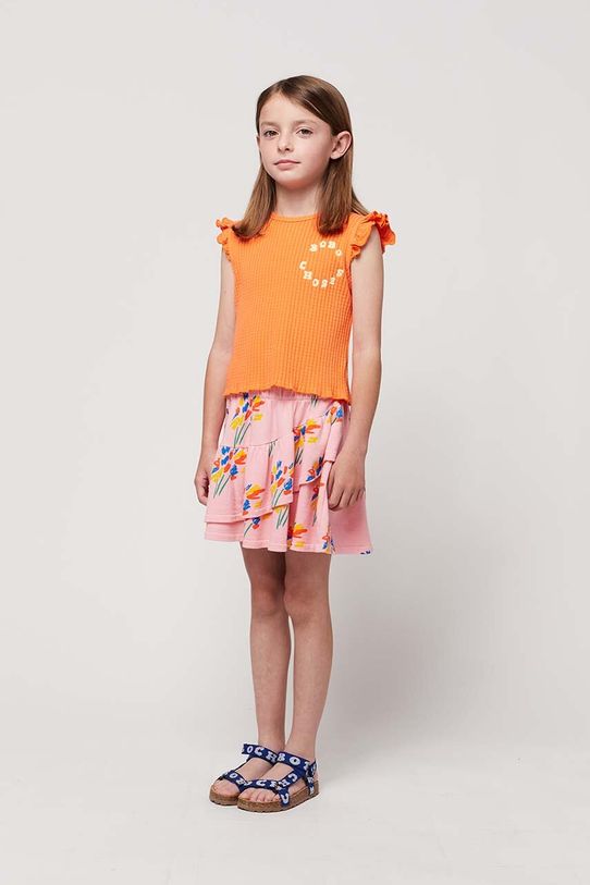 Bobo Choses t-shirt dziecięcy 124AC027 pomarańczowy