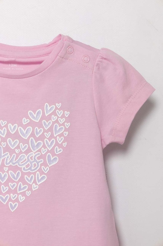 DÍVKA Kojenecké tričko Guess A4GI01.K6YW4.PPYH růžová