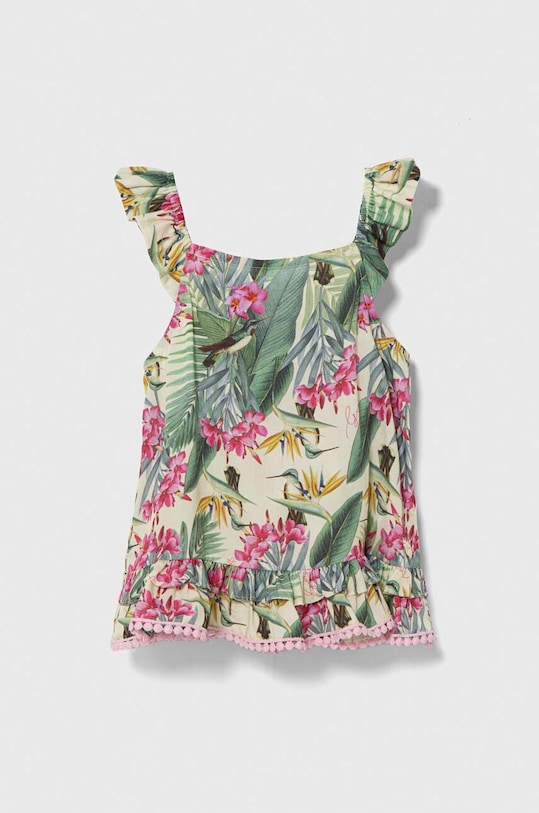 Дитяча блузка Guess візерунок зелений J4GH03.WG5S2.PPYH