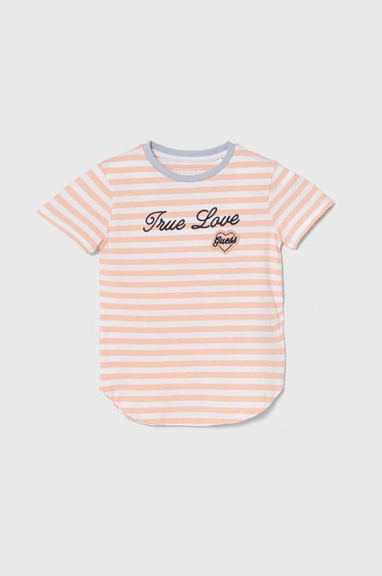 Детска тениска Guess щампа оранжев J4GI04.K9NE1.PPYH