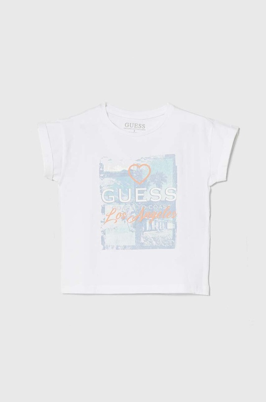 Guess tricou copii print alb J4GI08.K6YW4.PPYH