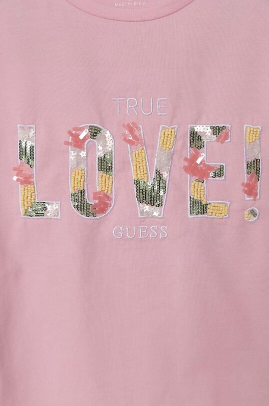 DÍVKA Dětské tričko Guess J4GI16.K6YW4.PPYH růžová
