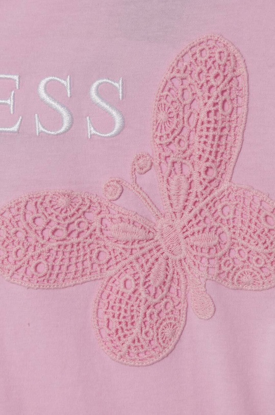 DÍVKA Dětské bavlněné tričko Guess J4GI20.K8HM4.PPYH růžová