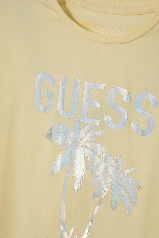 Fete Guess tricou copii J4GI22.K6YW4.PPYH galben